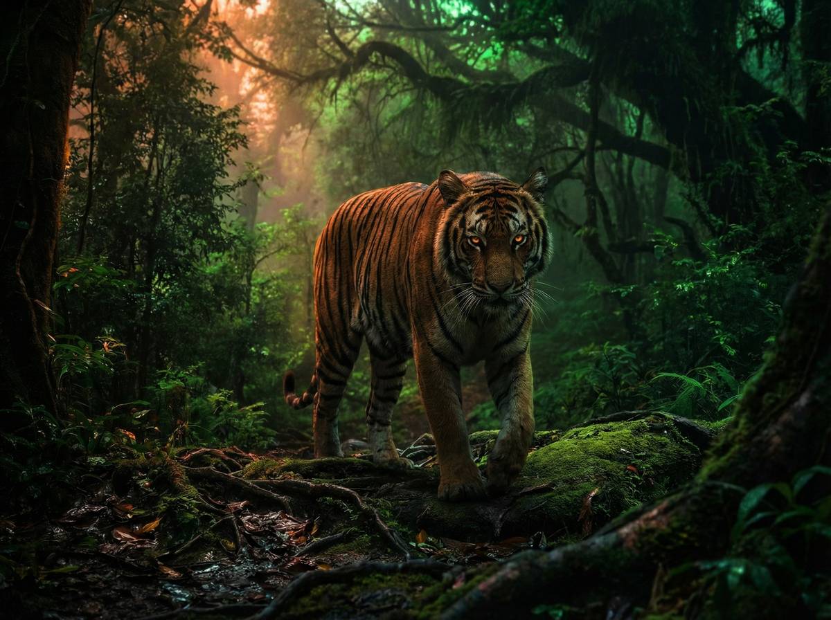 黑料蘑菇视频-孟加拉虎丛林巡视